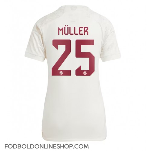 Bayern Munich Thomas Muller #25 Tredjetrøje Dame 2023-24 Kortærmet